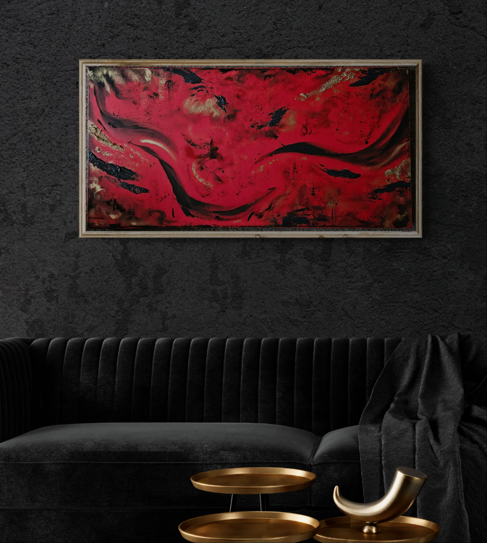 'Scorpio' Original Abstract Art On Canvas