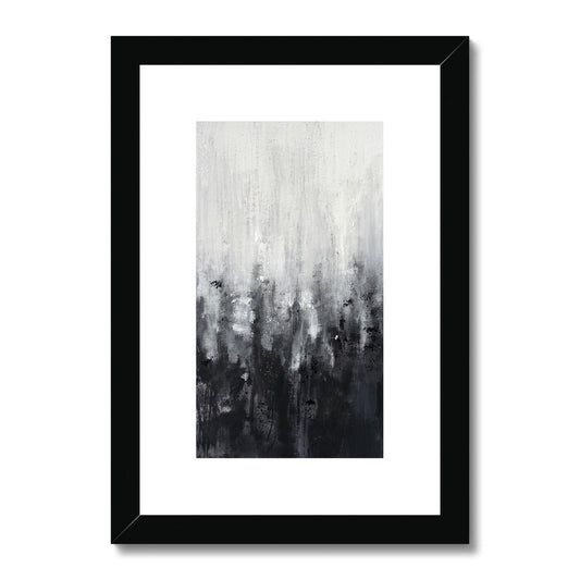 'Fade To Black' Framed & Mounted Print.