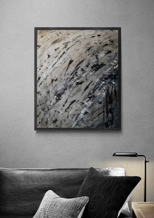 'Momentum' Original Abstract Art On Canvas