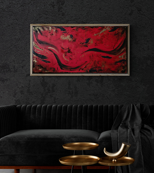 'Scorpio' Original Abstract Art On Canvas