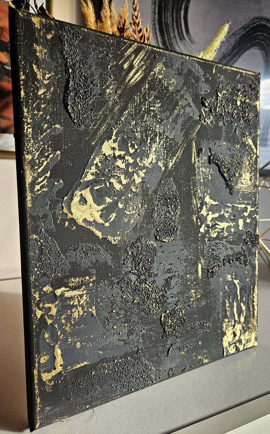The Texture Trilogy - Gold Canvas